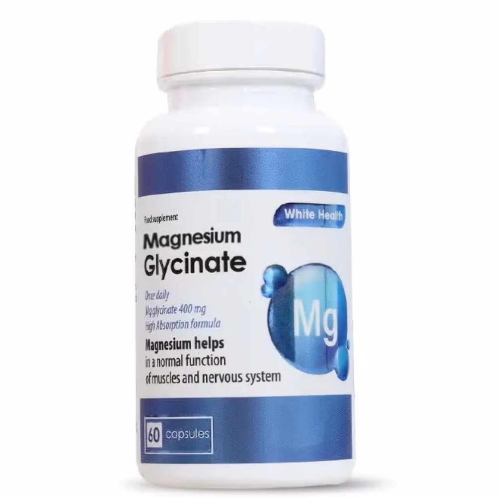 White Health Magnesium Glycinate 400mg 60 Capsules