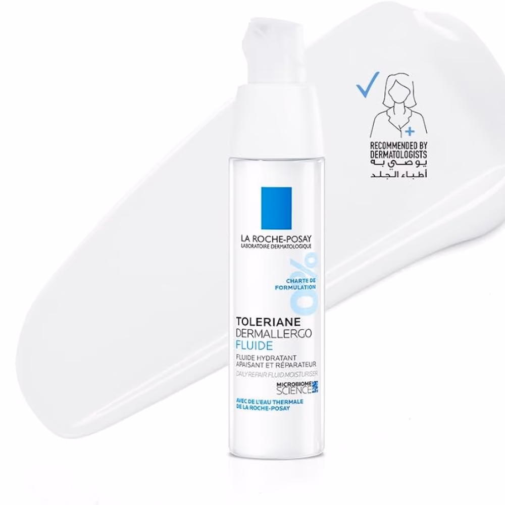 La Roche-Posay Toleriane Dermallergo Fluid 40ml – Soothing Lightweight Face Moisturizer