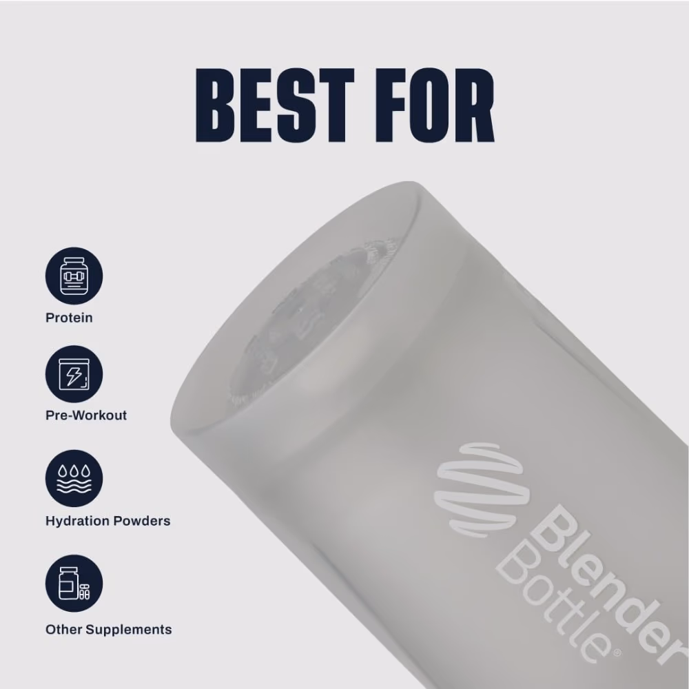 Blender Bottle Pro28 Shaker Bottle 28oz - Pebble Grey Color 4
