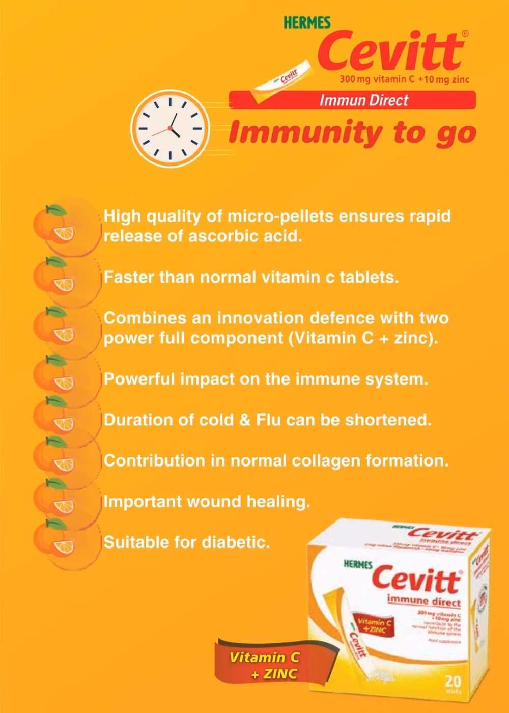Hermes Cevitt Immune Direct Oral 20 Sachets 5