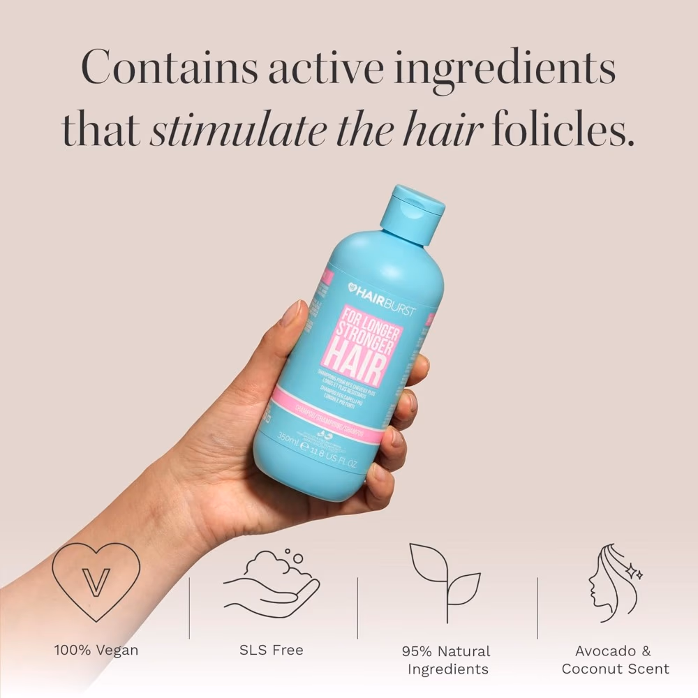 HairBurst For Longer Stronger Hair Shampoo 350ml 2