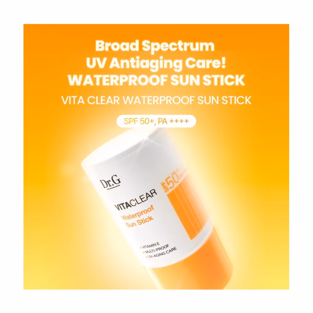Dr.G VitaClear Waterproof Sun Stick 21gm – SPF50+ PA++++ | Vitamin E, Multi-Proof & UV-Aging Care | All Skin Types 3
