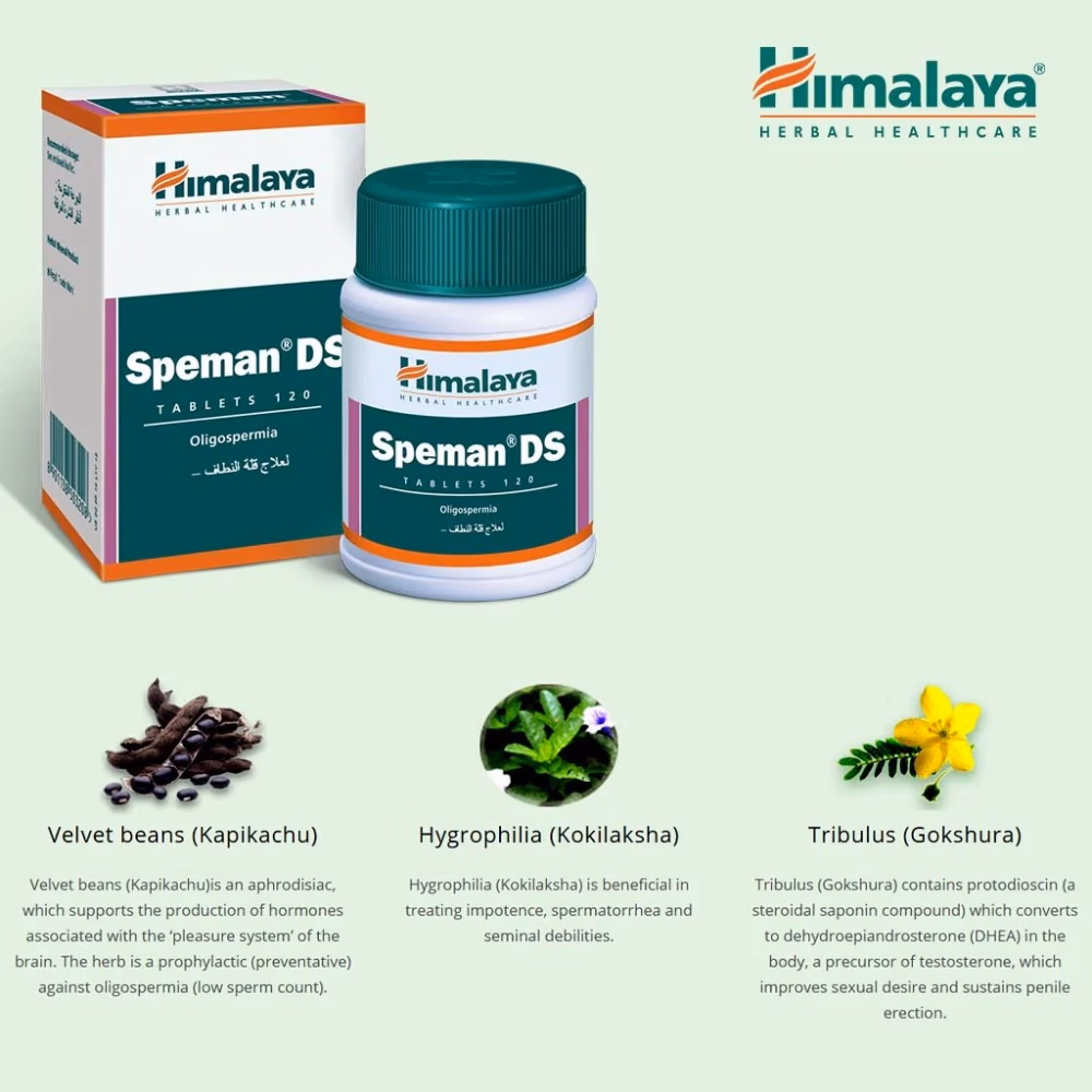 Himalaya Speman DS Tablets 120s 3
