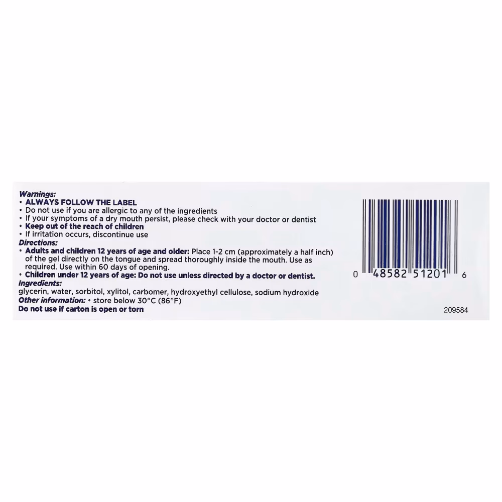 Biotene Oral Balance Moisturizing Gel Dry Mouth- 42gm - For long-lasting relief of dry mouth symptoms 3