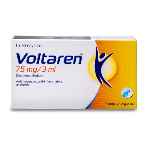 Voltaren Injection 75mg/3ml - 5 Ampoules