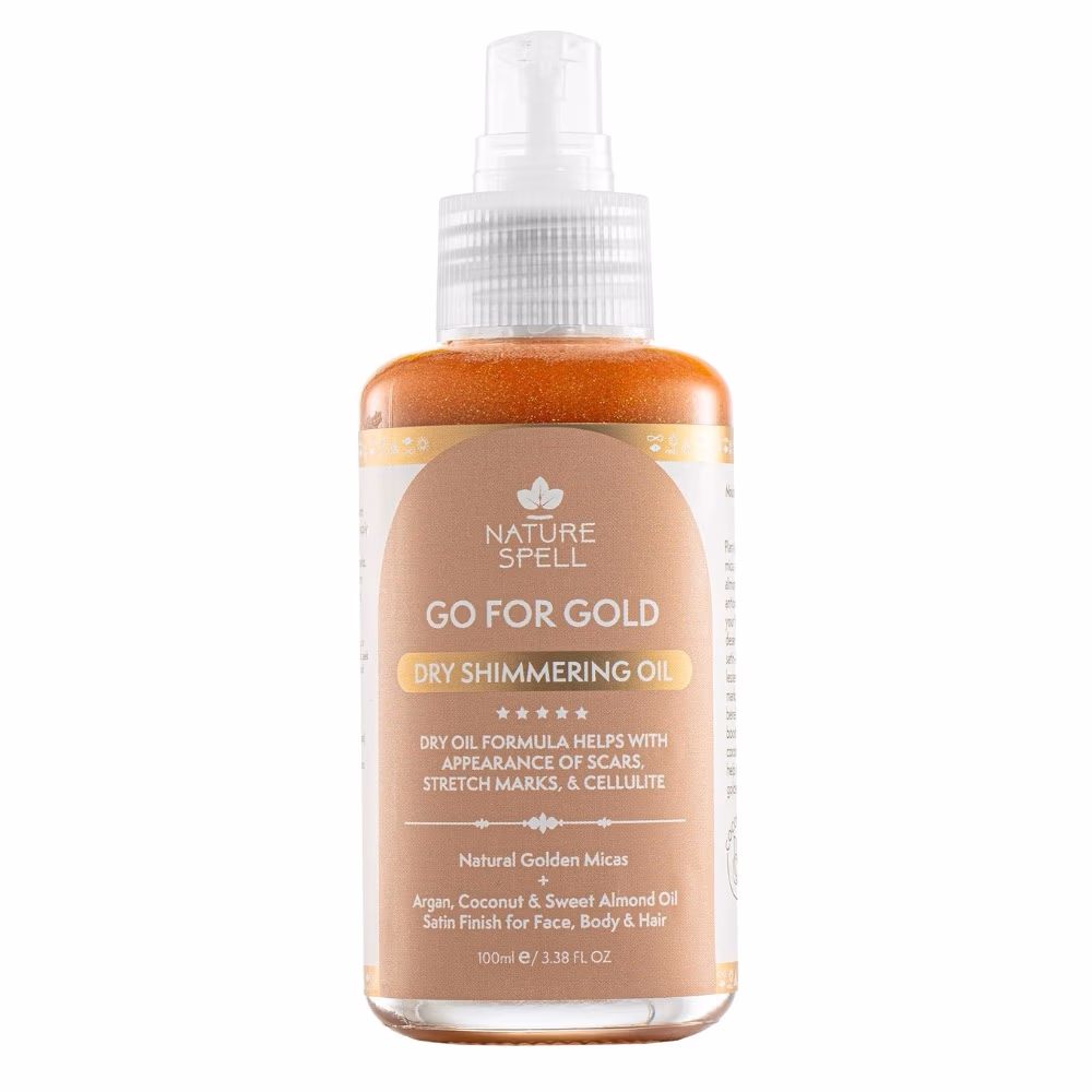 Nature Spell Golden Dry Shimmering Oil 100ml