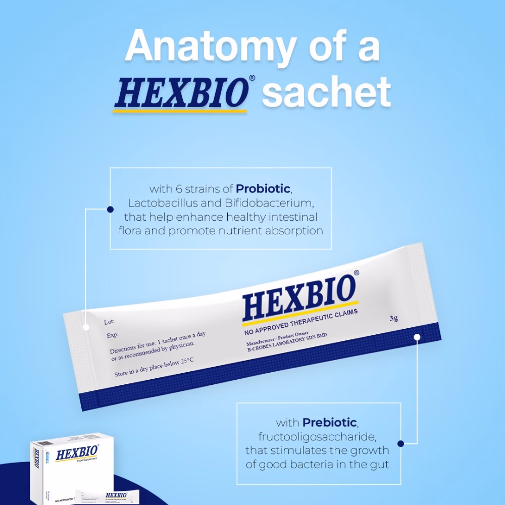 Hexbio Granules Sachets 10's 4
