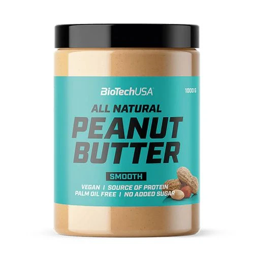 BioTech USA All Natural Peanut Butter Smooth 1000gm 1