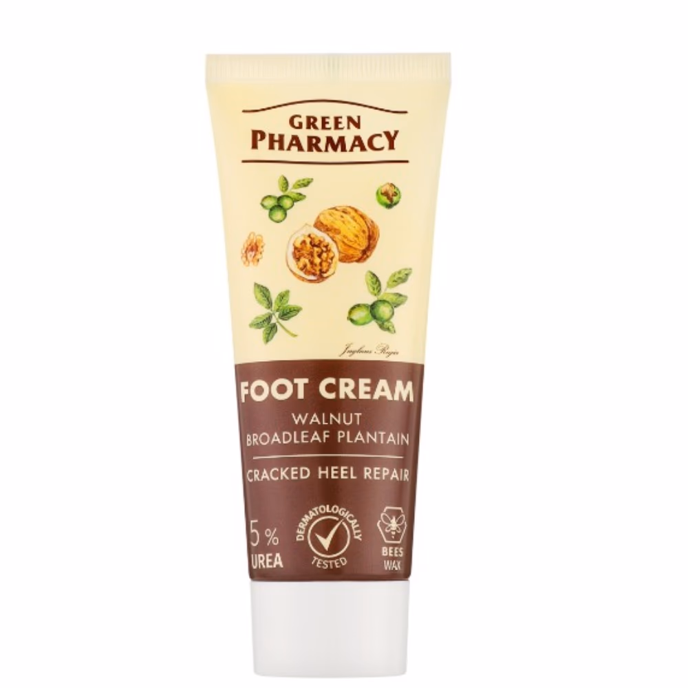 Green Pharmacy Foot Repair Cream with Walnut Oil &amp; Broadleaf Plantain Extract 100ml 1