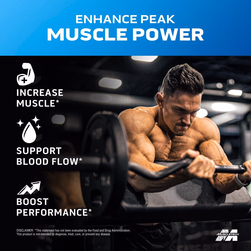 Muscletech Platinum Muscle Builder – Clinically-Backed Strength Enhancer with Peak ATP – 60 Rapid-Release Capsules (60 Day Supply) 2