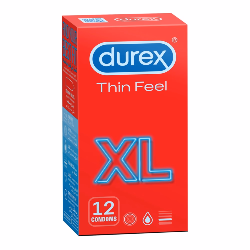 Durex Thin Feel XL Condoms - Pack of 12 2