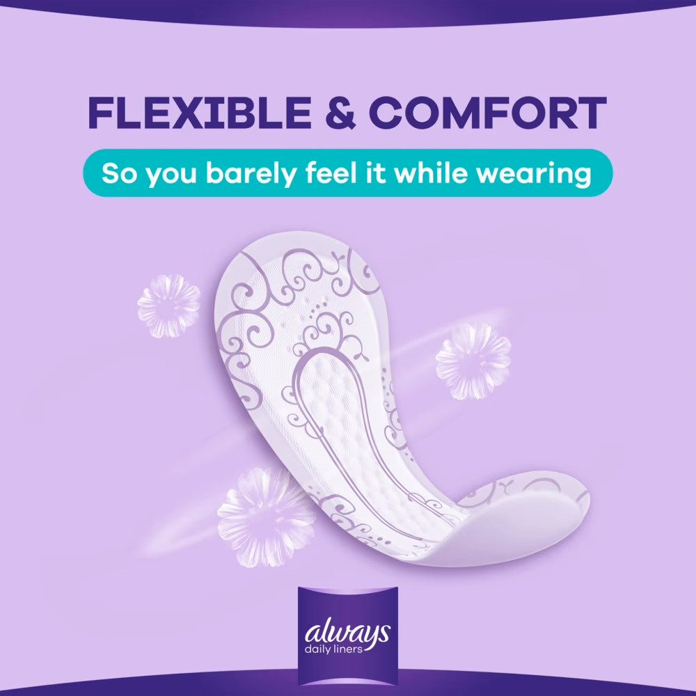 Always Daily Liners Comfort Protect, Normal Pantyliners, Pack of 20's 2