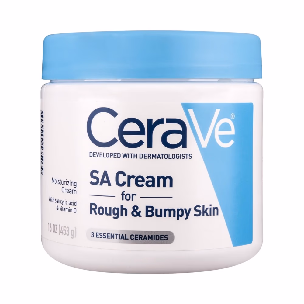 CeraVe SA Cream for Rough & Bumpy Skin, 16 oz (453 g) – Moisturizing Cream with Salicylic Acid and Vitamin D 1