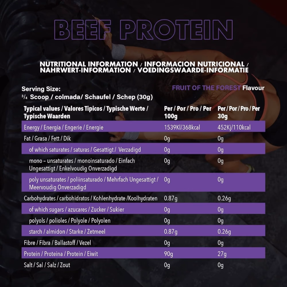 NXT Beef Protein Isolate Forest Fruit 1.8Kg 5