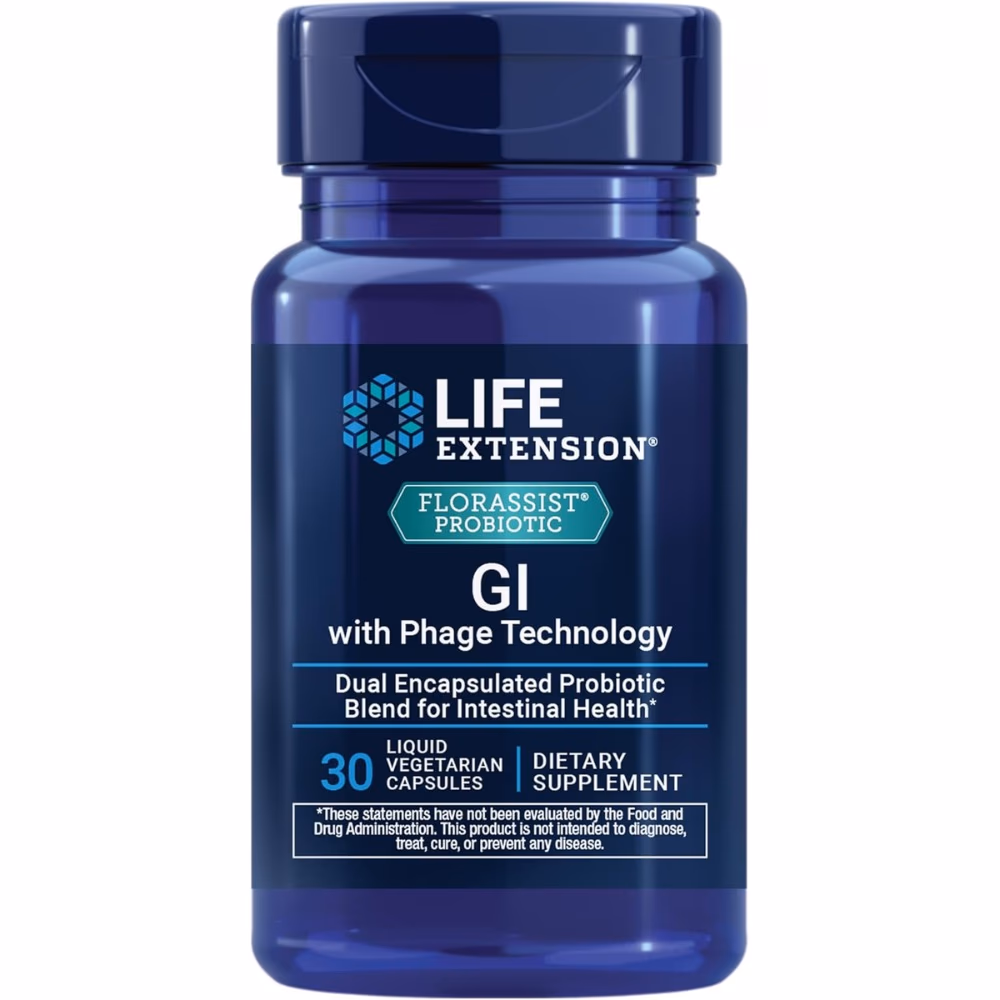 Life Extension Florassist Probiotic GI -30 Capsules 1