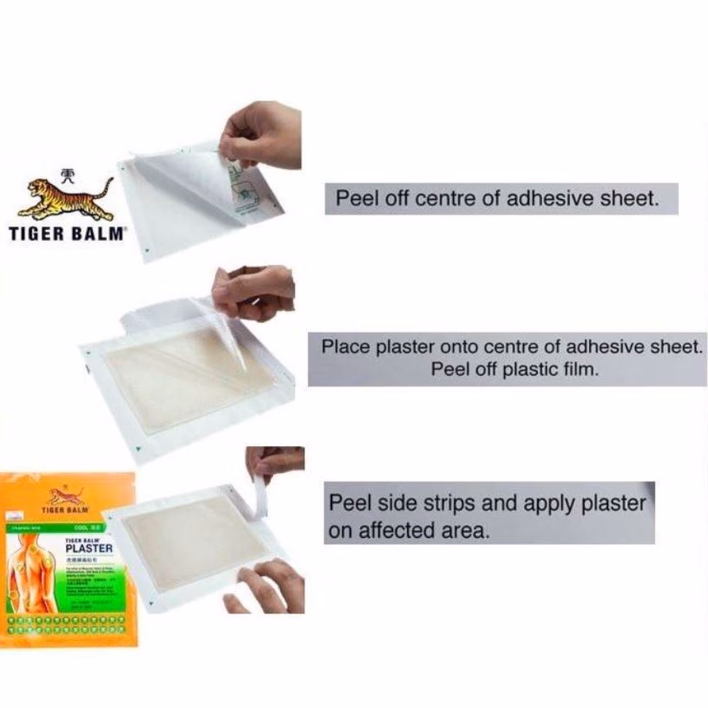 Tiger Balm Cool Plaster - 2 Pieces 4