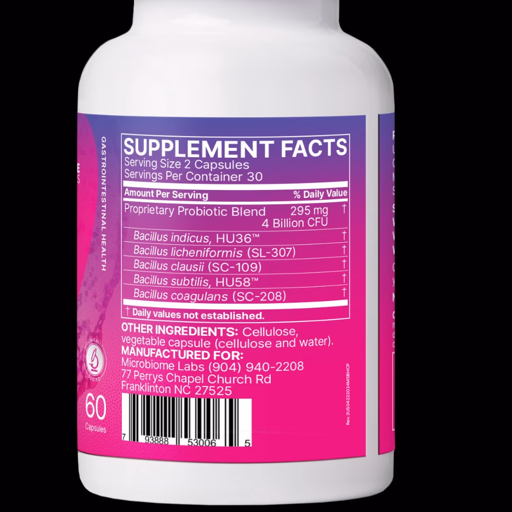 MICROBIOME LABS MEGA SPOREBIOTIC CAPS 60S 3