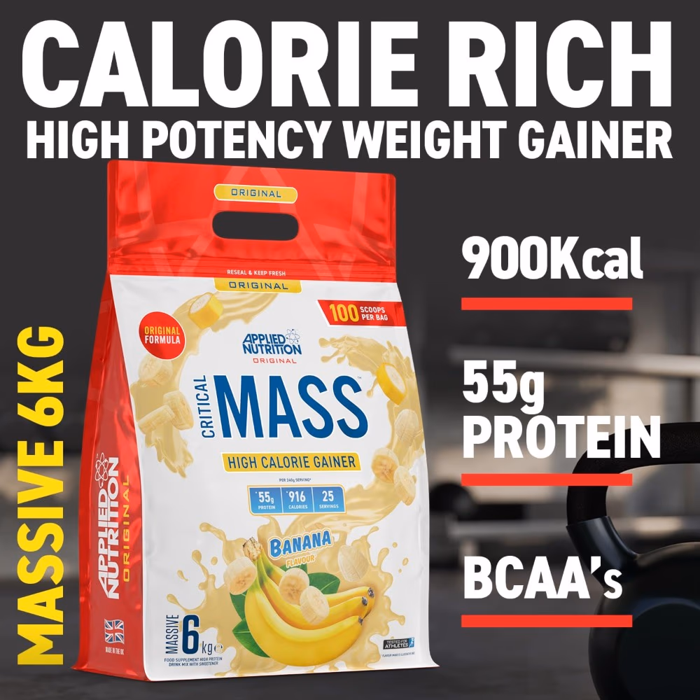 Applied Nutrition Critical Mass Lean Mass Gainer Chocolate Flavor - 6Kg 4