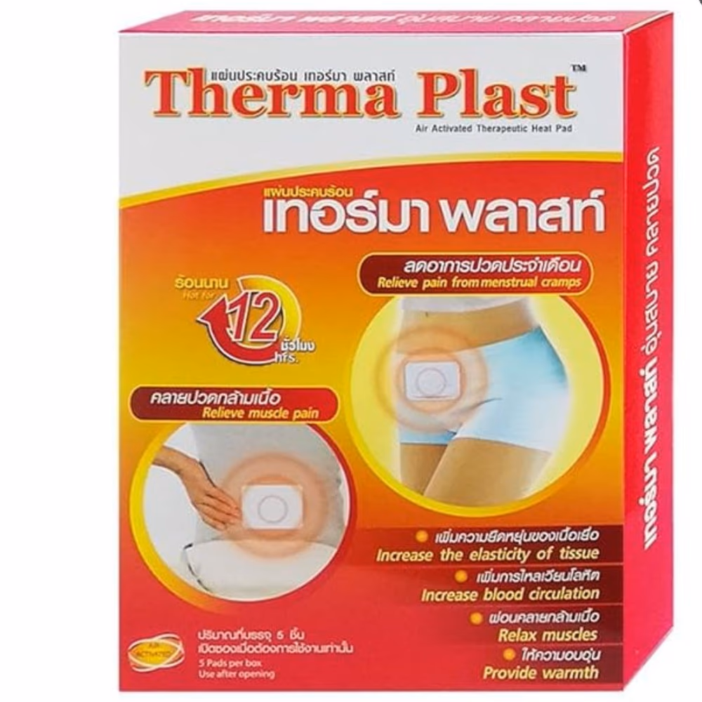 Therma Plast Menstrual Cramps Relief-5 Pads