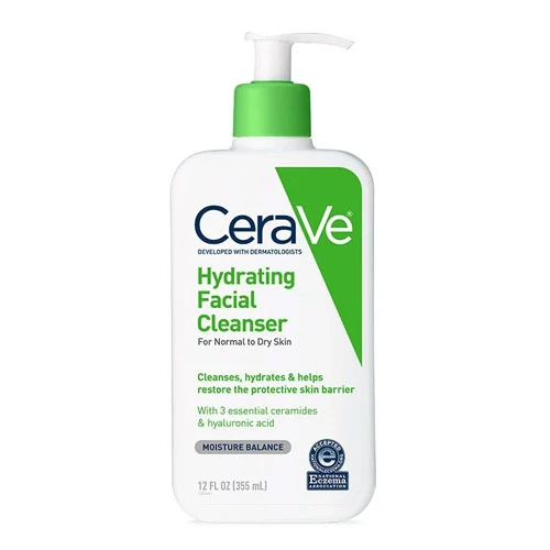CeraVe Hydrating Facial Cleanser 355ml - For Normal to Dry Skin 1