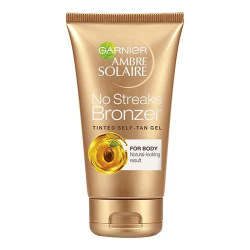 Garnier Ambre Solaire No Streaks Bronzer Tinted Self Tan Gel 150 ml 1