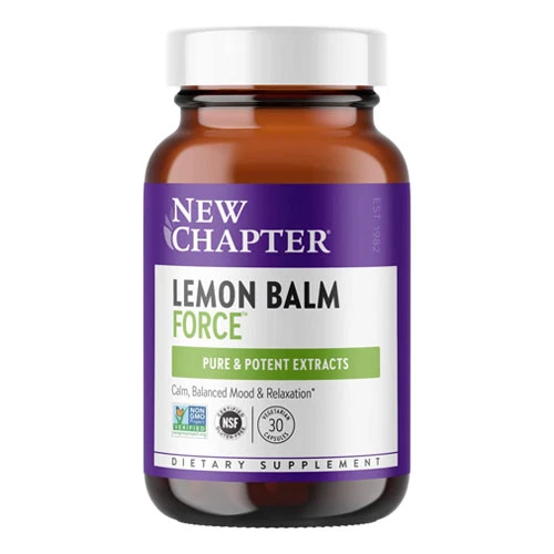 New Chapter Lemon Balm Force - 30 Capsules