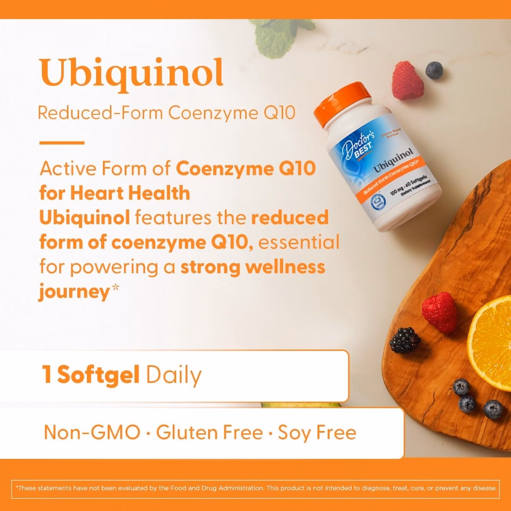Doctor's Best CoQ10 100mg 60 Softgels 4