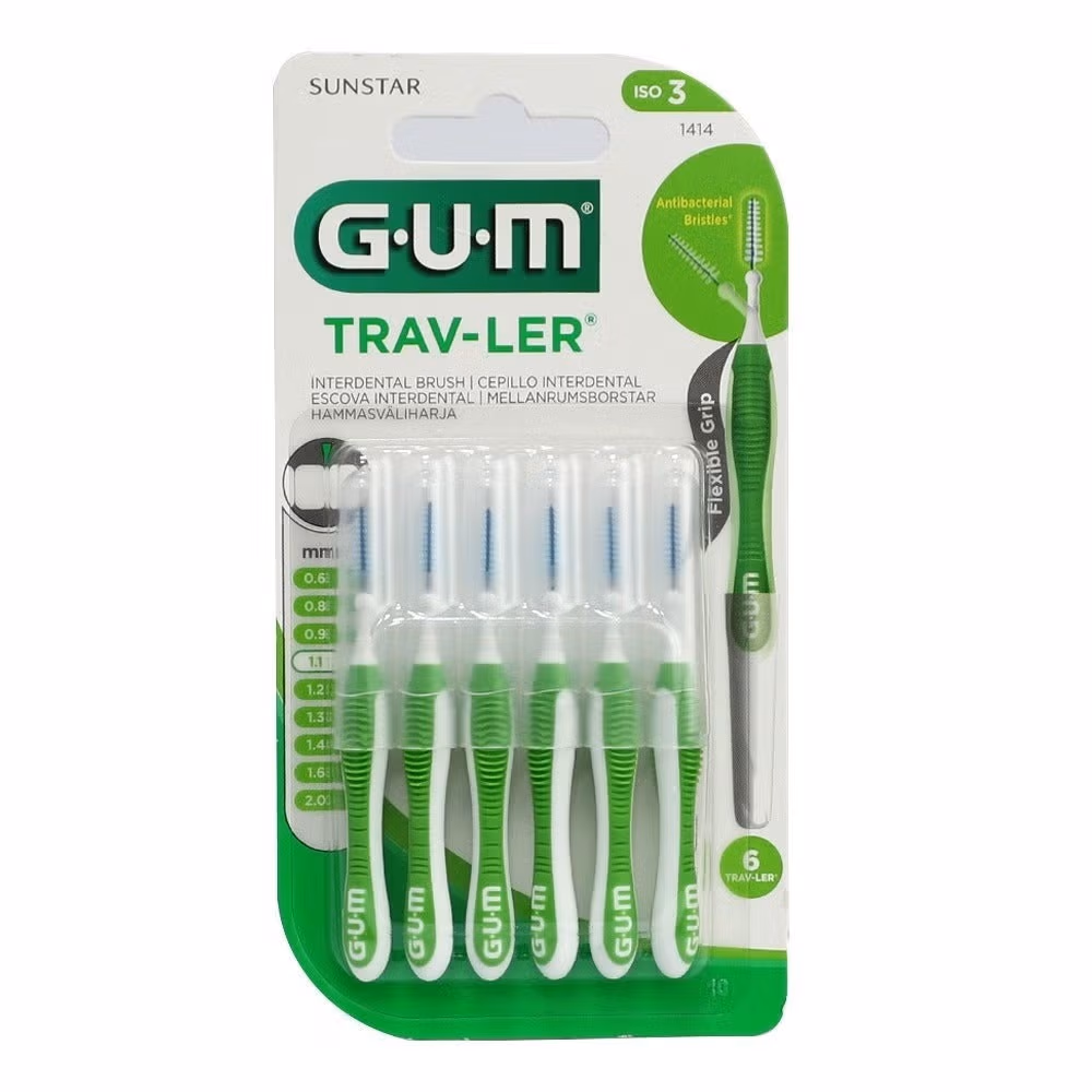 GUM Proxabrush Trav-Ler 1.1mm 1414