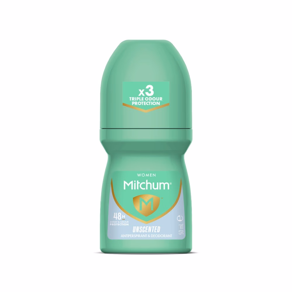 Mitchum Women's 48HR Protection Powder Fresh Antiperspirant and Deodorant Roll On 50ml with Triple Odour Protection  2. Description 2