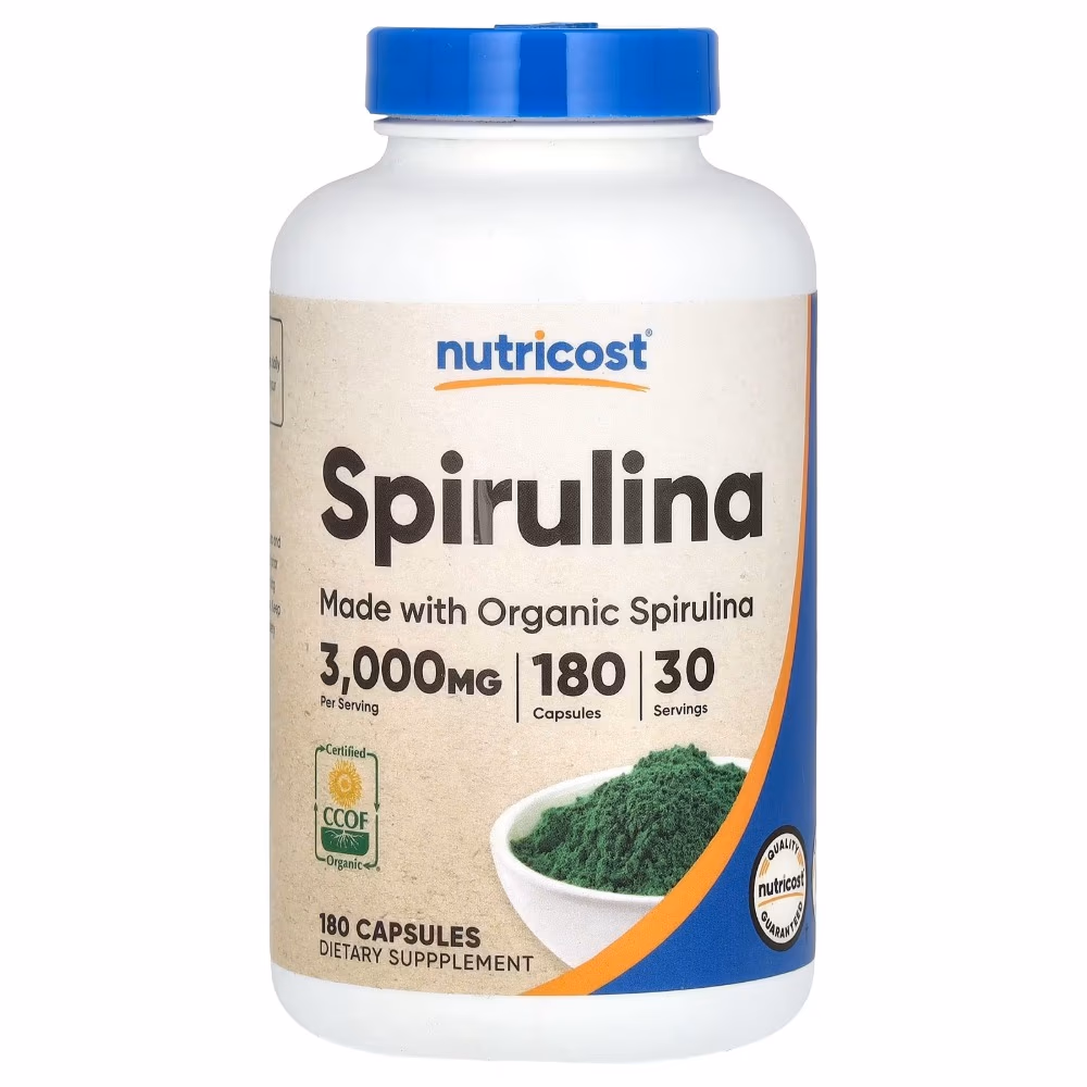 Nutricost Spirulina Capsules 180 Capsules