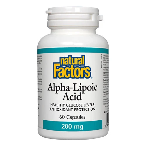 Natural Factors Alpha Lipoic Acid 200mg 60 Capsules 1