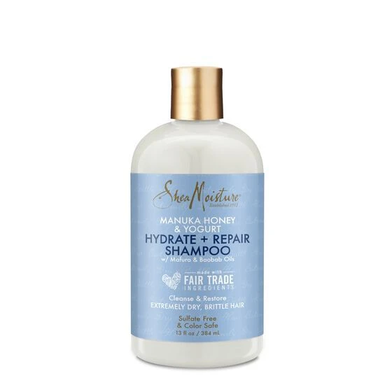 SheaMoisture Manuka Honey & Yogurt Hydrate + Repair Shampoo (384ml) 1