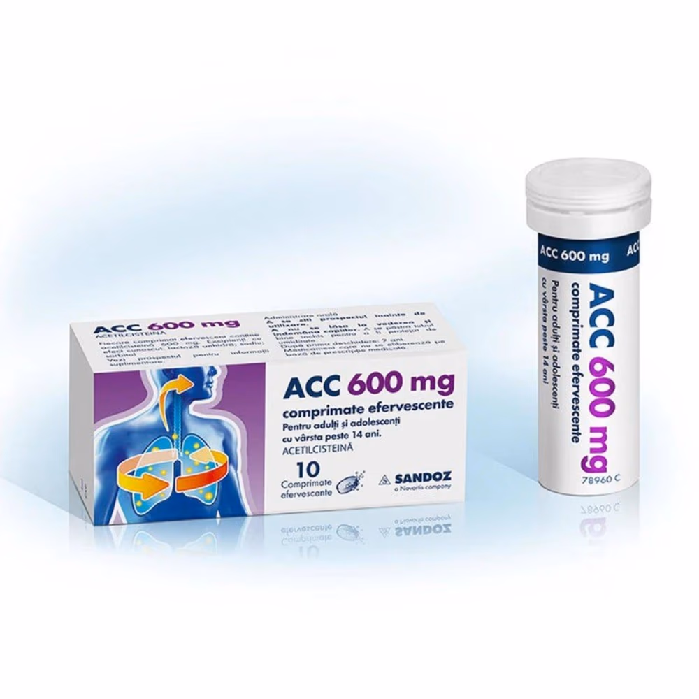 Acc 600 Effervacent Tablets 10 Effervescent Tablets
