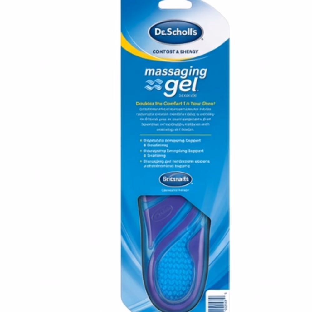Scholl Comfort Massaging Gel Insoles Men 8-14 3