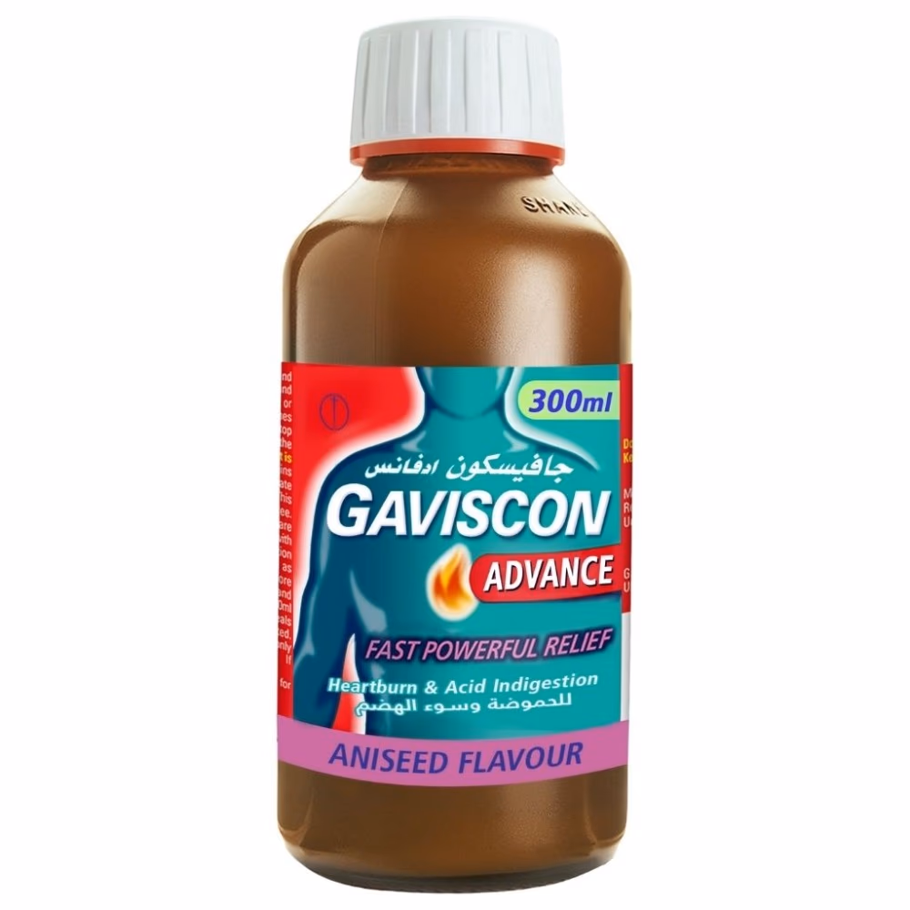 Gaviscon Advance Oral Suspension 300ml - Aniseed Flavor