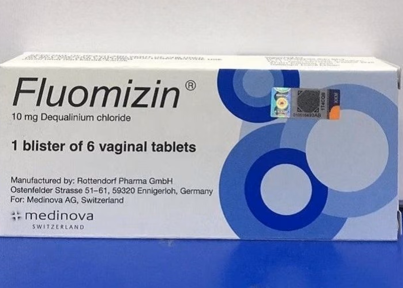 Fluomizin 10mg Vaginal Tablets 6s 1