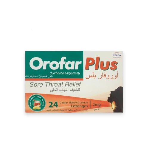 Orofar Plus Ginger Honey &amp; Lemon Lozenges 24S 1