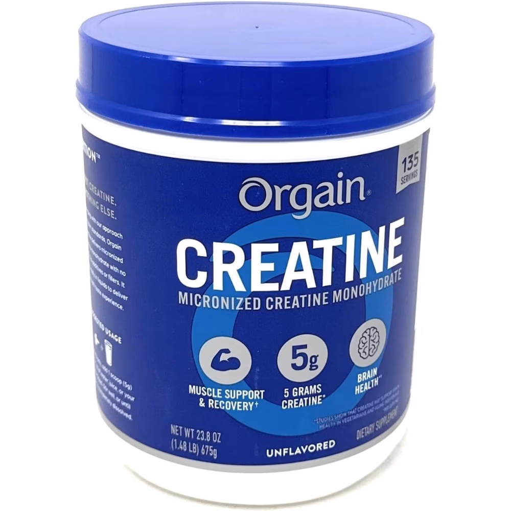 Orgain Creatine Powder Unflavored 675g