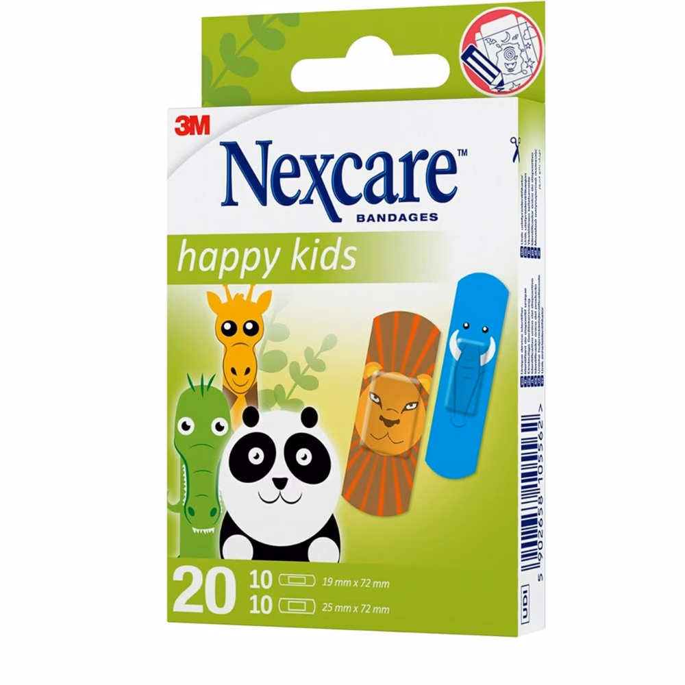 3M Nexcare Happy Kids Tattoo  Bandages - Assorted Size - 20 Bandages 4