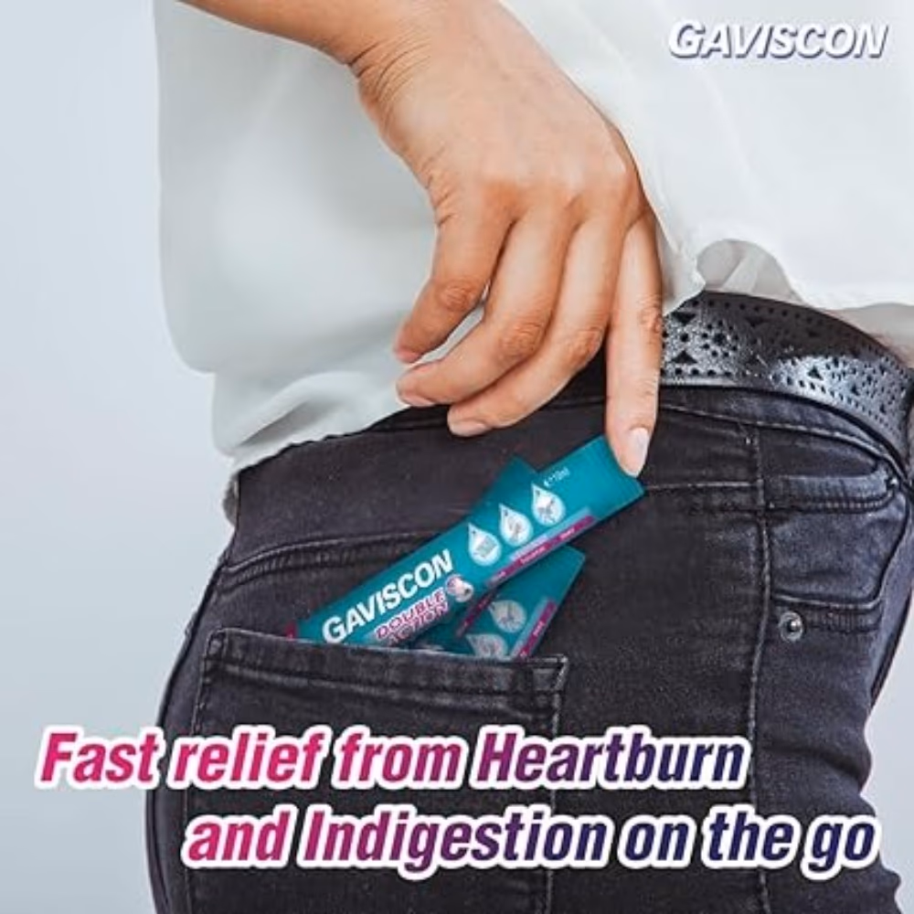 Gaviscon Double Action Mint Liquid Sachets 12X10Ml 5