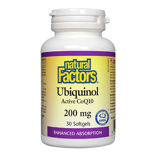 Natural Factors Ubiquinol Active CoQ10 200 mg 30 softgels 1
