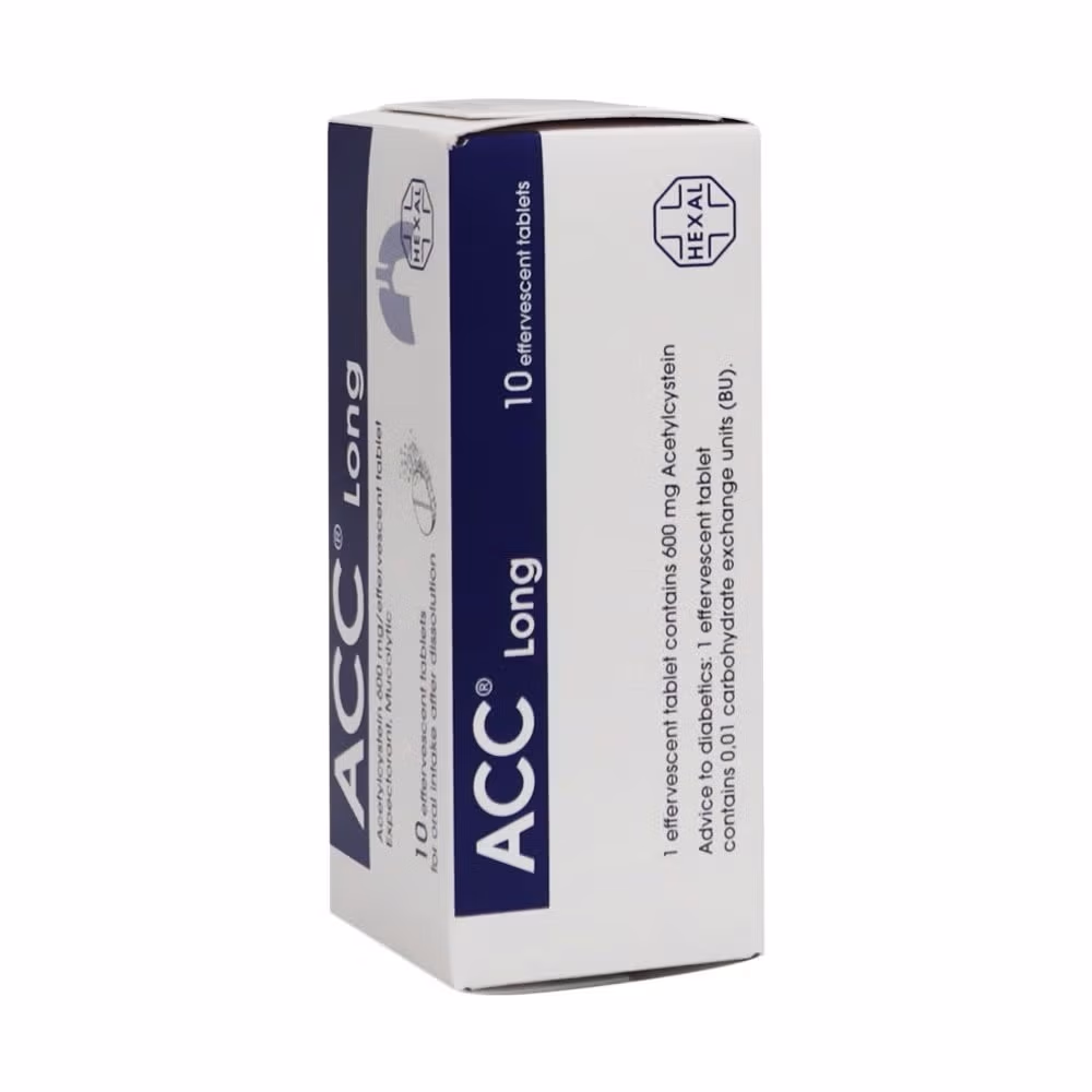 ACC Long 600 Effervescent Tablets 10s 5