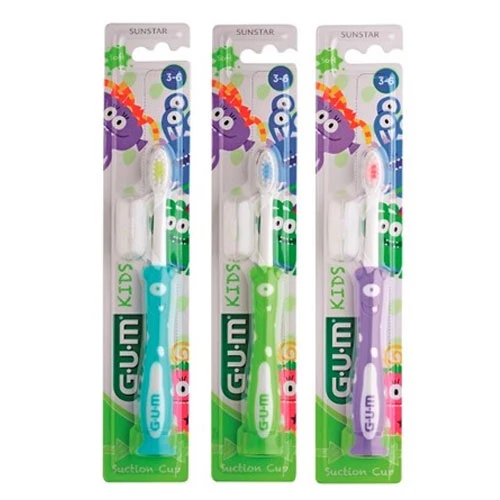 GUM Kids Toothbrush for 3-6 Years (901) Soft - Assorted Color 2