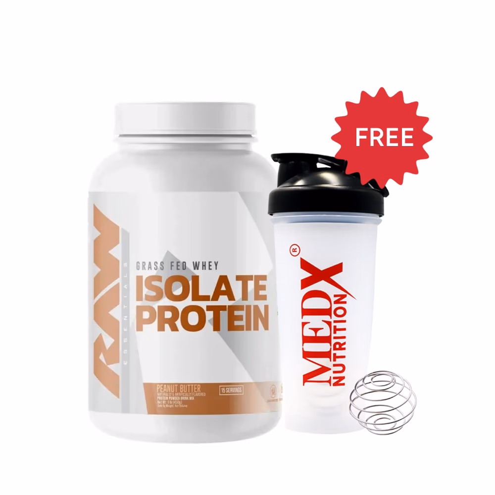 Raw Protein Whey Isolate Peanut Butter 1.97LB 1