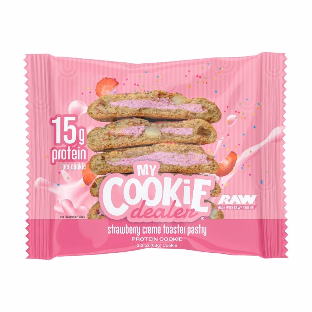 My Cookie Dealer Protein Cookie  Strawberry Creme Toaster Pastry (63g) 1