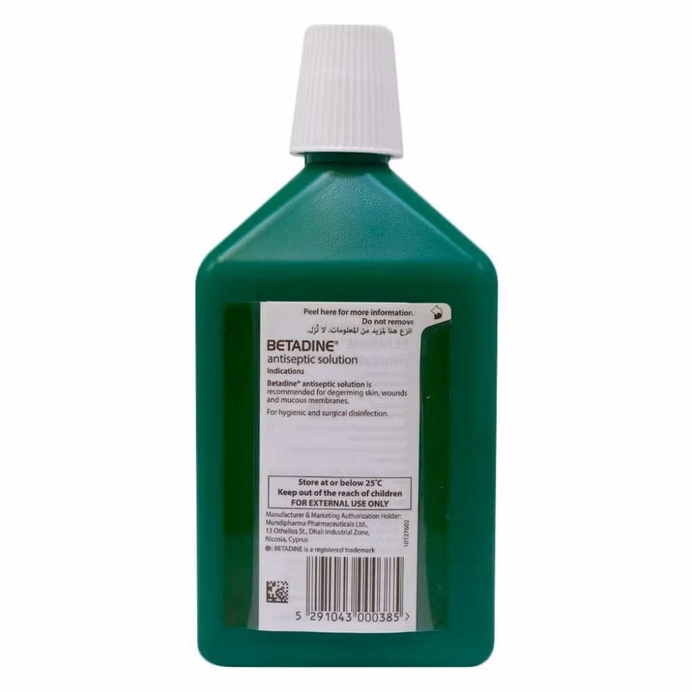 Betadine Antiseptic Solution 500Ml 4