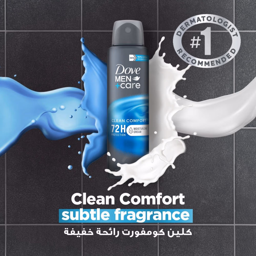 Dove Men+Care Deo Spray Clean Comfort 250ml 4