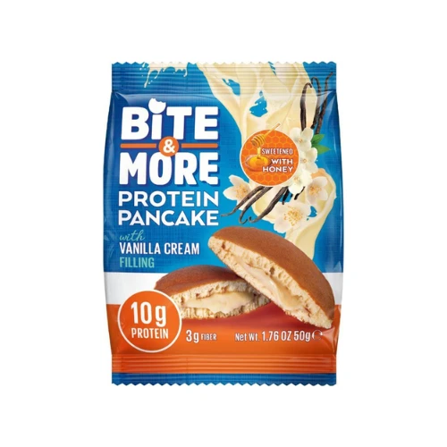 Bite & More Protein Pancake - Vanilla Cream 50g