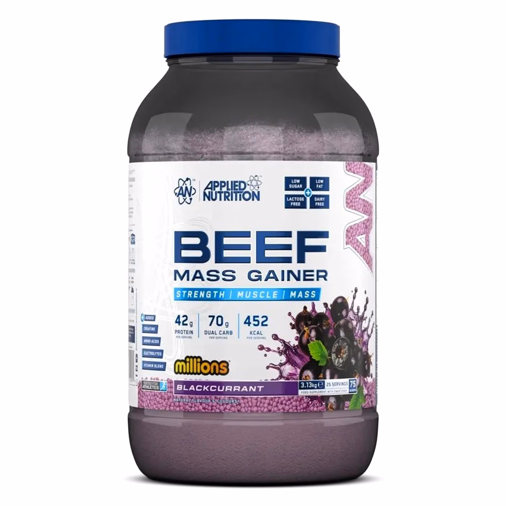 AN Beef Mass Gainer Millions Blackcurrant 3.13kg 1