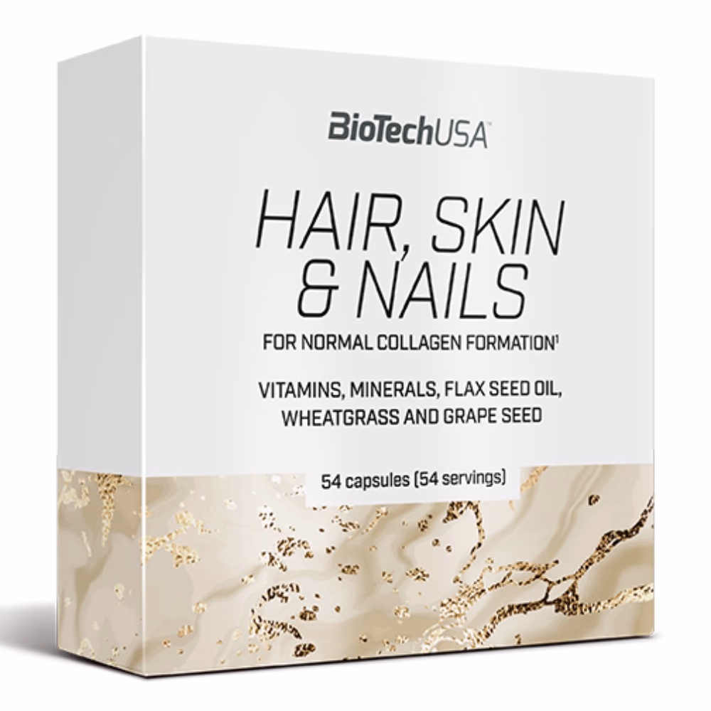 BioTechUSA Hair Skin Nails 54 Capsules – Vitamin & Mineral Complex for Beauty Support 1